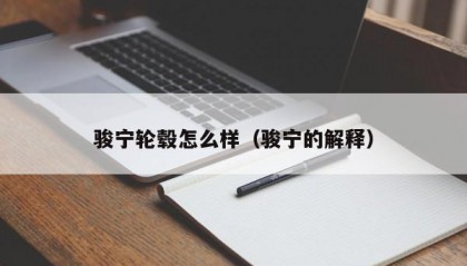 骏宁轮毂怎么样（骏宁的解释）