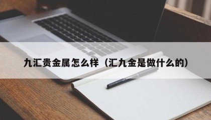 九汇贵金属怎么样（汇九金是做什么的）