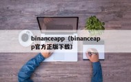 binanceapp（binanceapp官方正版下载）